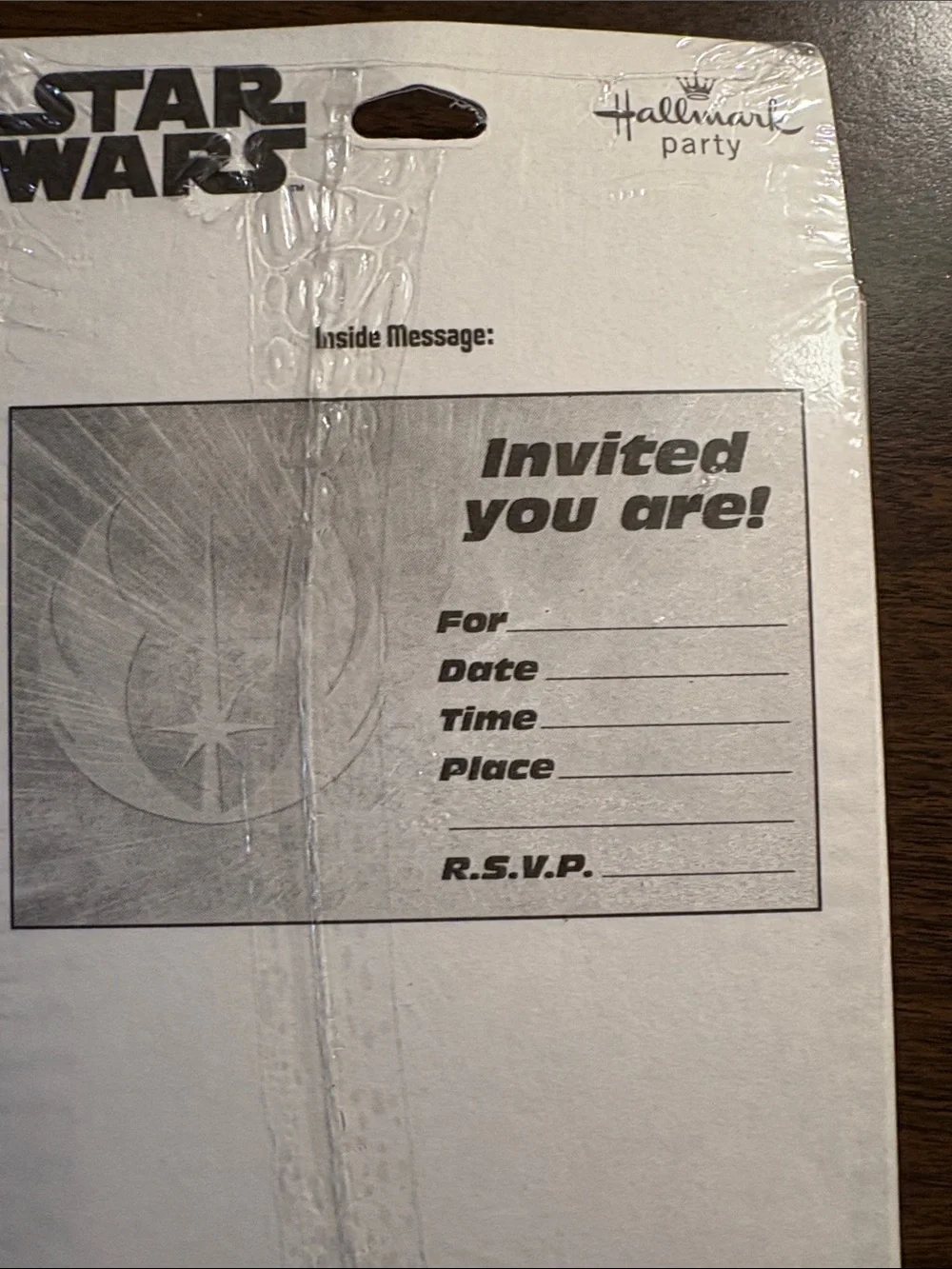 Star Wars Party Invitations - 2 pkg (8 Count ea)